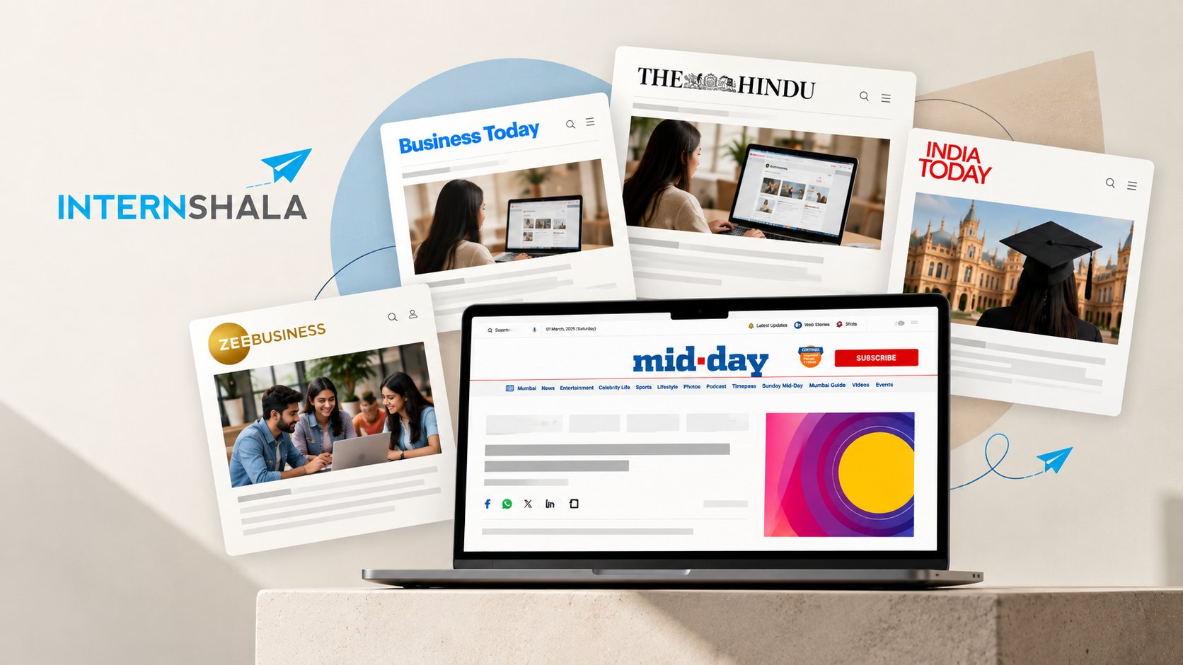 Internshala media features across publications