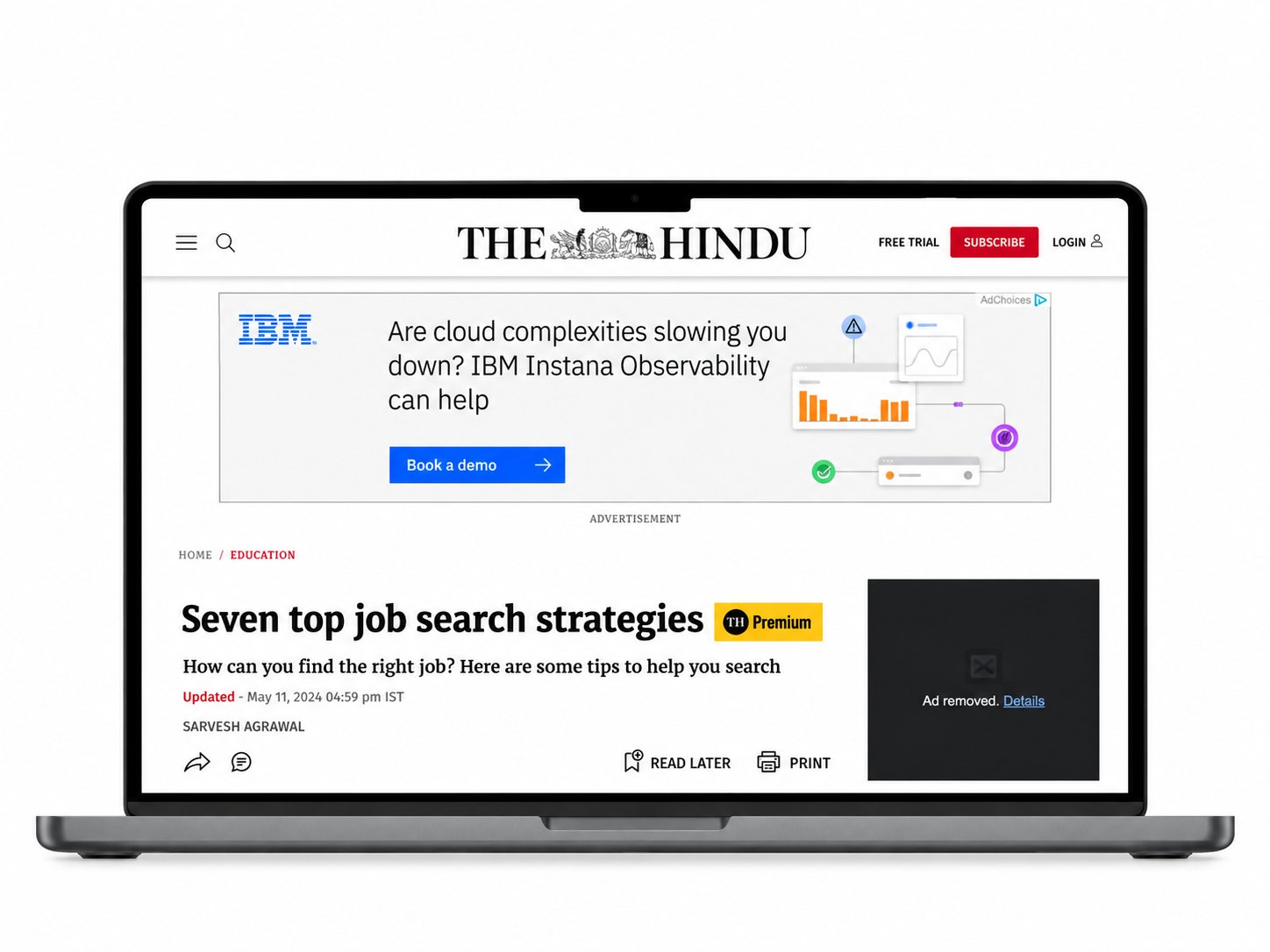 The Hindu article, Seven top job search strategies